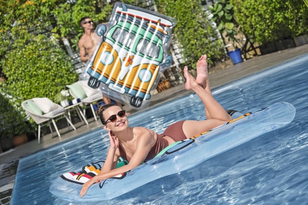Bestway 43952 pool- och badmadrass Multifärg Mönstrad PVC