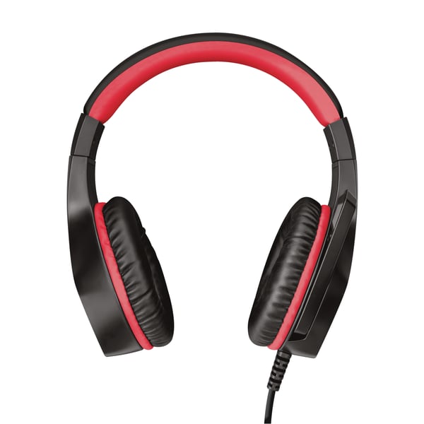 Trust GXT 404R Rana Headset Ledningsført Spil Sort, Rød