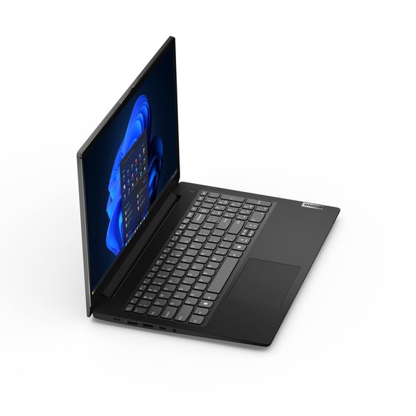 Lenovo V15 G7 IWC Intel Core 5 320 Kannettava tietokone 39,6 cm (15.6") Full HD 16 GB DDR5-SDRAM 512 GB SSD Wi-Fi 6 (802.11ax) Windows 11 Pro Musta Saksa