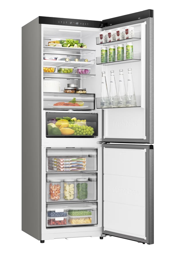 Hisense RB3K330SAIC Fristående 330 l Grå, Rostfritt stål
