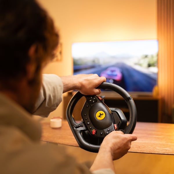 Thrustmaster T98-P Ferrari 296 GTB Sort USB Rat + Pedaler Analog/digital PC, PlayStation 4, PlayStation 5
