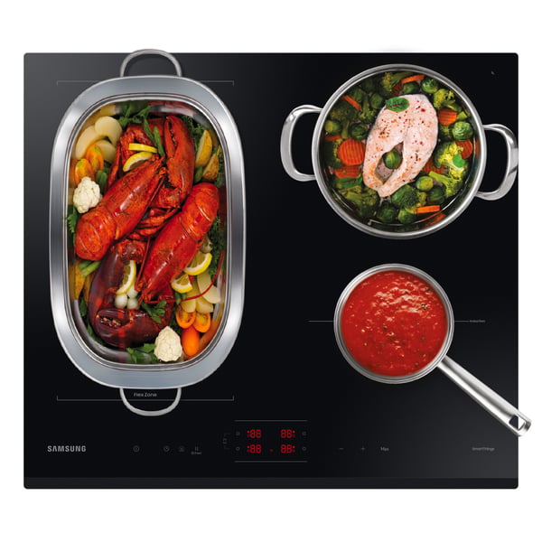 Samsung NZ64B5045GK Sort Indbygget 60 cm Zone induktionskogeplade 4 zone(s)