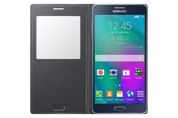 Samsung EF-CA700B mobiltelefonfodral Utbytbara fodral Svart