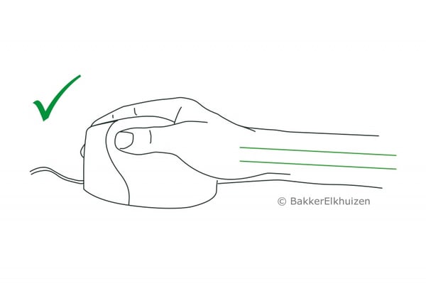BakkerElkhuizen Evoluent C hiiri Office Oikeakätinen USB A-tyyppi Laser 2000 DPI