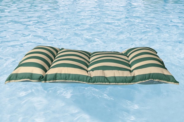 Bestway 43913 pool og strand flyder Grøn Monokromatisk Polyester, Polystyren Flydende madras