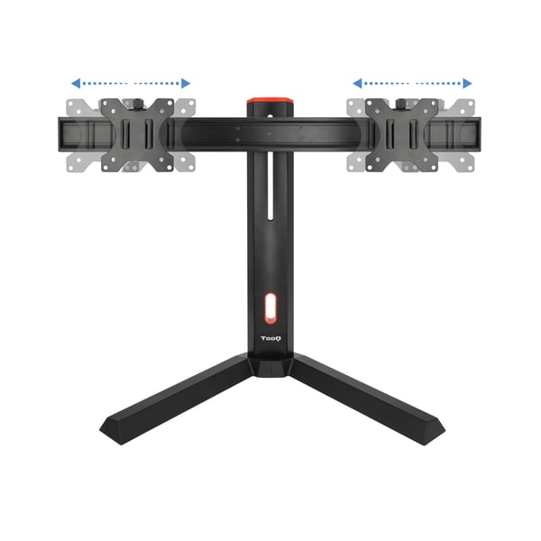 TooQ DB1402TN-B skærmbeslag og -stativer 68,6 cm (27") Skrivebord Sort, Rød