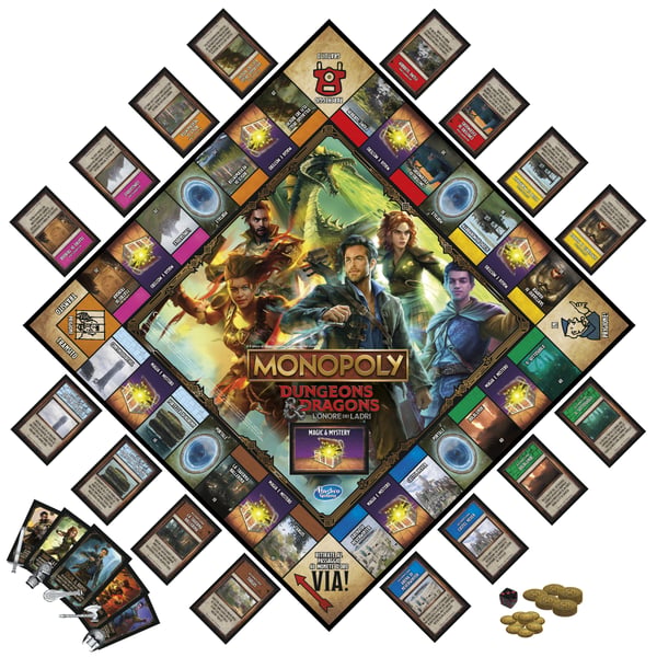Monopoly Dungeons & Dragons L'Onore dei Ladri Brætspil Strategi