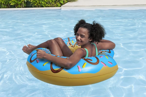 Bestway 36118 / 24 pool- och badmadrass Multifärg Mönstrad PVC Simring