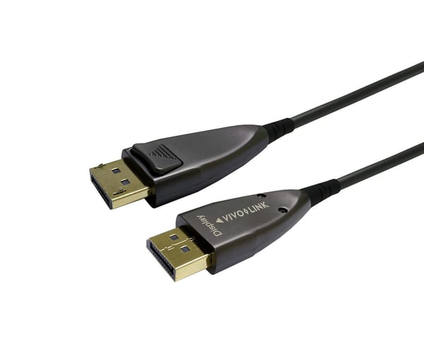 Vivolink PRODPOP50 DisplayPort kabel 50 m Sort