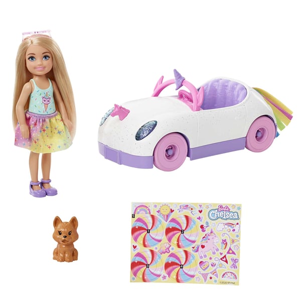 Barbie Chelsea Doll and Car