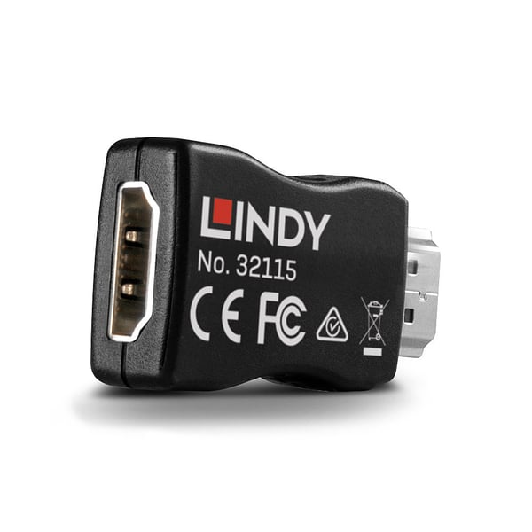 Lindy 32115 kabel kønsskifter HDMI Sort
