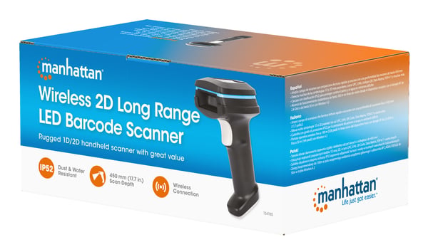 Manhattan Barcodescanner - Håndholdt enhed - LR