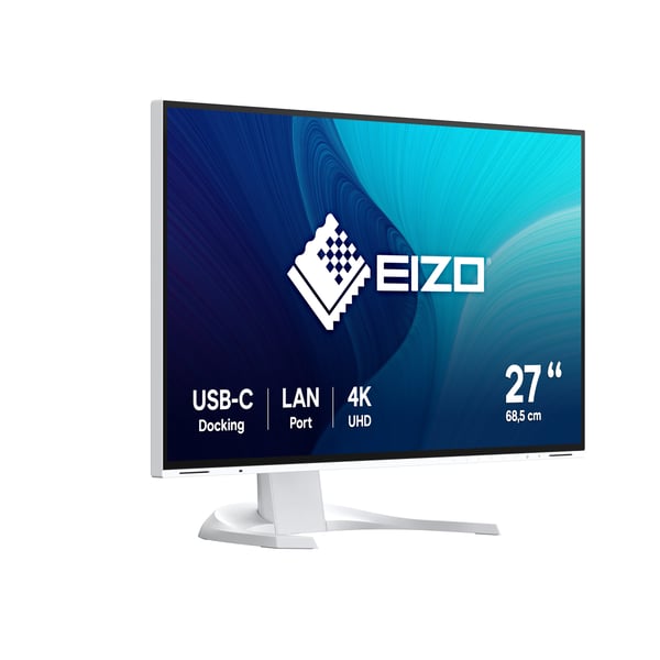 EIZO FlexScan EV2740X-WT platta pc-skärmar 68,6 cm (27") 3840 x 2160 pixlar 4K Ultra HD LCD Vit