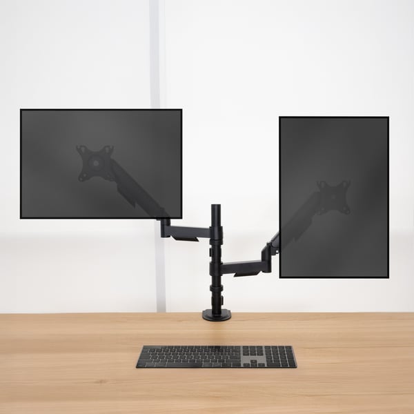TooQ DB1533TNR-B skærmbeslag og -stativer 81,3 cm (32") Skrivebord Sort