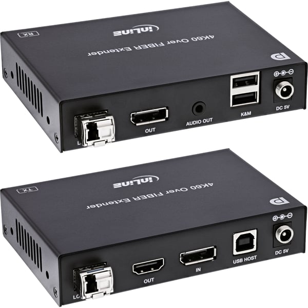 InLine 57885O KVM -kytkin Lähetin & vastaanotin