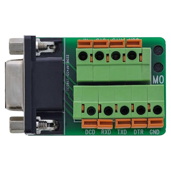 InLine 92501A kabelsamler Terminal block / D-Sub 9 Sort, Grøn