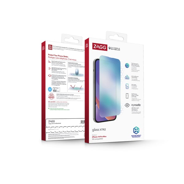 InvisibleShield Glass XTR2 Genomskinligt skärmskydd Apple 1 styck
