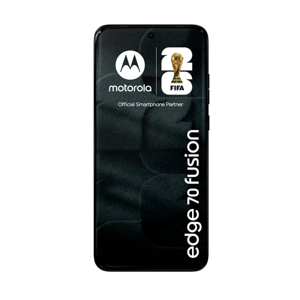 Motorola edge 70 fusion FIFA Edition 17,2 cm (6.78") Kaksois-SIM Android 16.0 5G USB Type-C 8 GB 256 GB 5200 mAh Musta