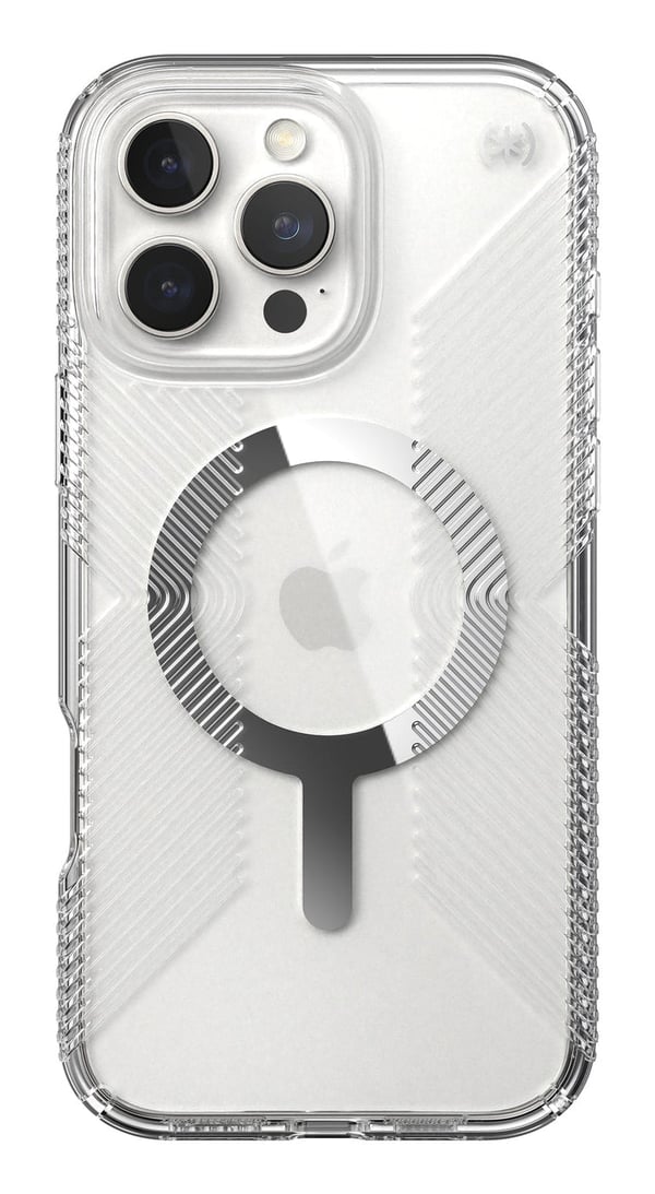 Speck Presidio Perfect-Clear Grip MagSafe til iPhone 16 Pro Max gennemsigtig