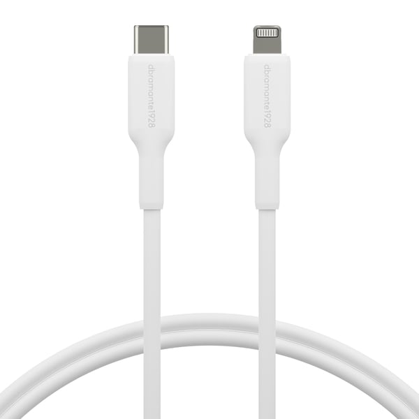 dbramante1928 CB10CLWH7145 USB-kabel USB 2.0 1 m USB C 0,48 Gbit/sek. 27 W Hvid