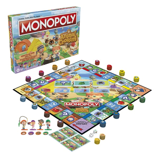 Monopoly F1661101 brætspil Monopoly Animal Crossing New Horizons Edition Familie