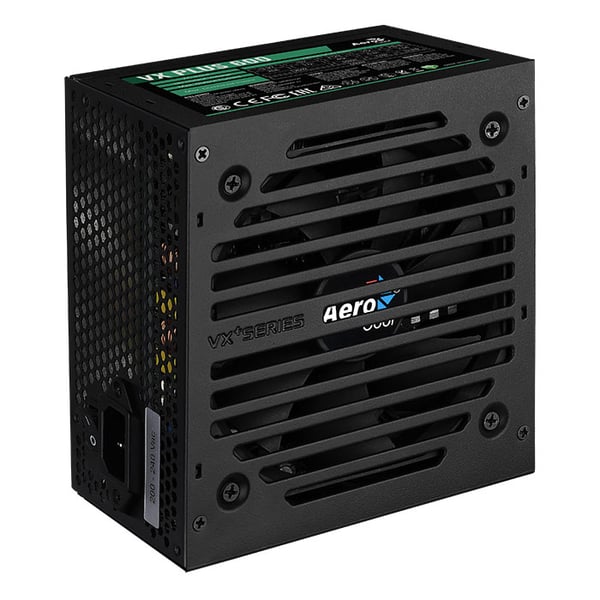 Aerocool VX PLUS 600 enhed til strømforsyning 600 W 20+4 pin ATX ATX Sort Aerocool VX PLUS 600 enhed til strømforsyning 600 W 20+4 pin ATX ATX Sort