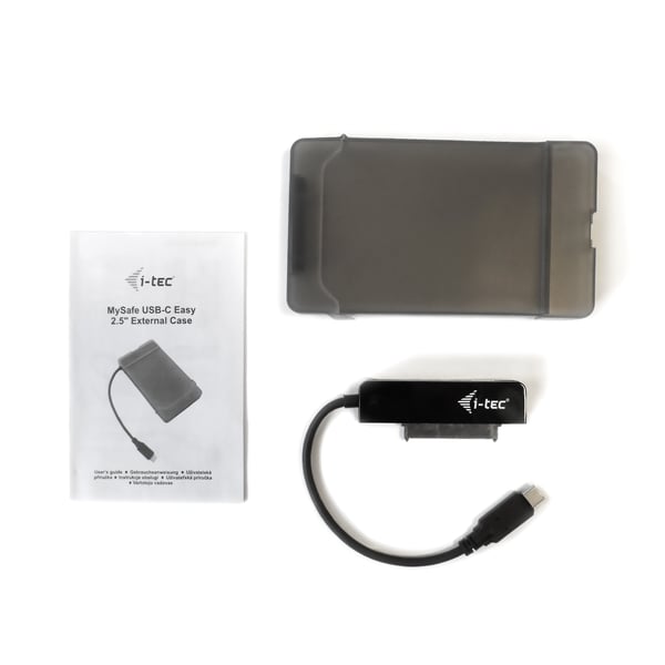 i-tec C31MYSAFEU313 tallennusaseman kotelo HDD-/SSD-kotelo Musta 2.5"