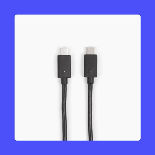 Owl Labs USB C Male to USB C Male Cable for Meeting Owl 3 (16 Feet / 4.87M) USB-kablar 4,87 m Svart