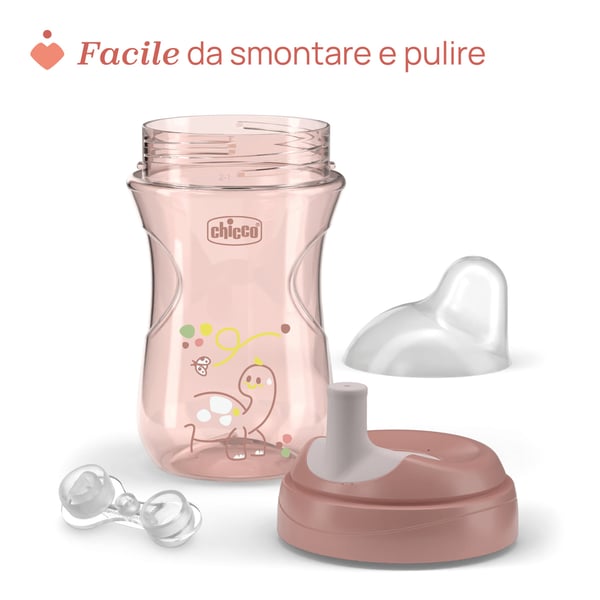 Chicco 00006941150000 tuttipullo 266 ml Ruusu