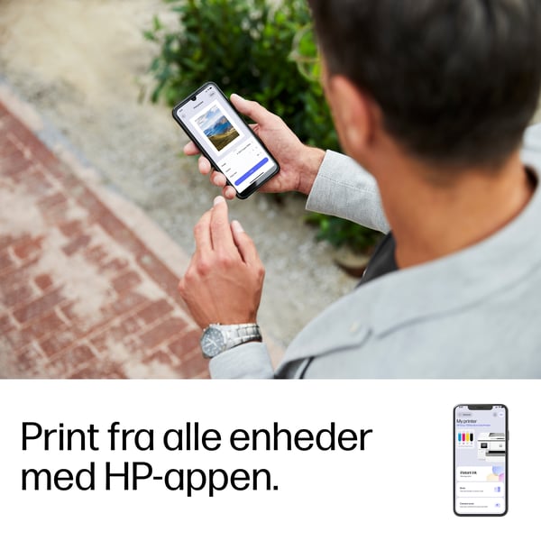 HP OfficeJet Pro 9720e Trådløst All-in-One Farve Printer, Tosidet print; Kopimaskine, scanner
