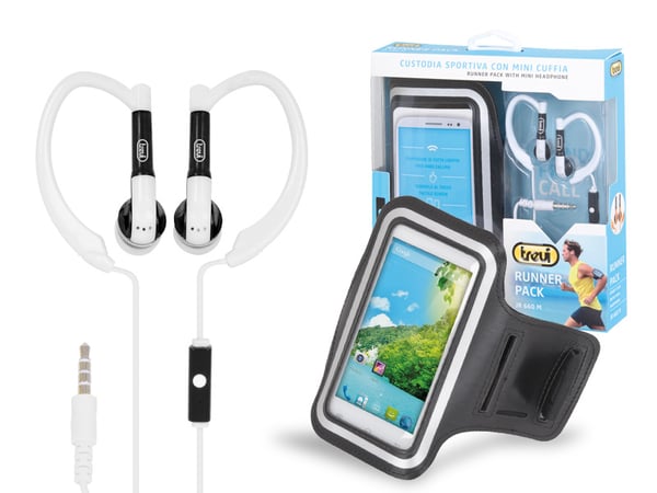 Trevi JR 660 M Headset Kabel Öronkrok Idrott Vit