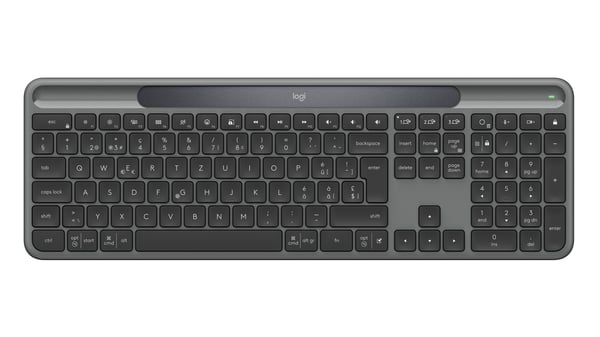 Logitech Signature Slim Solar + K980 tangentbord Universal Trådlös RF + Bluetooth QWERTZ schweizisk grafit