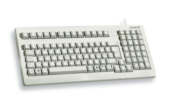 CHERRY G80-1800 näppäimistö PS/2 QWERTY Espanja Harmaa