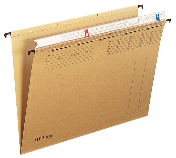 Leitz Alpha hængemappe Pap A4 Brun