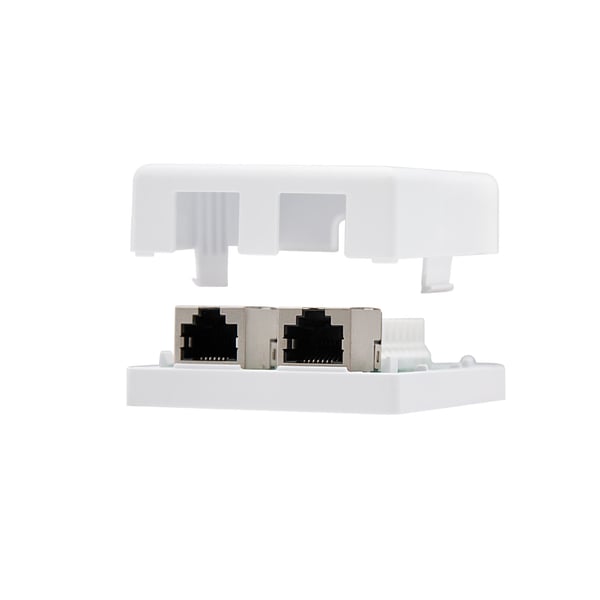 Nanocable 10.21.1602 stikdåse RJ-45 Hvid