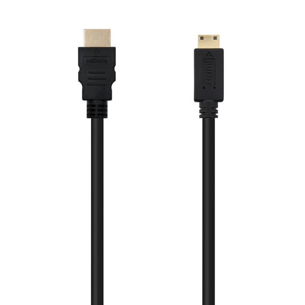 Nanocable 10.15.0902 HDMI-kaapeli 1,8 m HDMI-tyyppi A (vakio) HDMI Type C (Mini) Musta