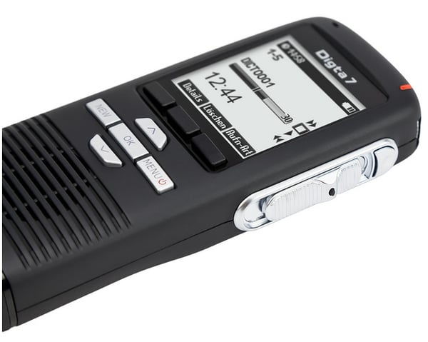 Grundig Digta 7 Intern hukommelse & flash kort Sort