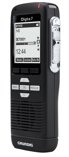 Grundig Digta 7 Intern hukommelse & flash kort Sort