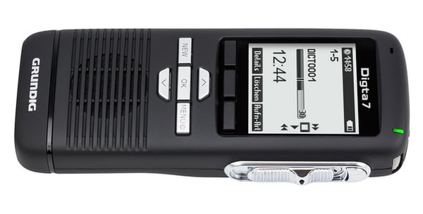 Grundig Digta 7 Intern hukommelse & flash kort Sort