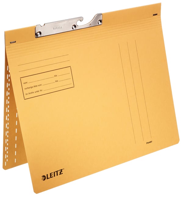 Leitz 20140015 hængemappe Pap A4 Gul