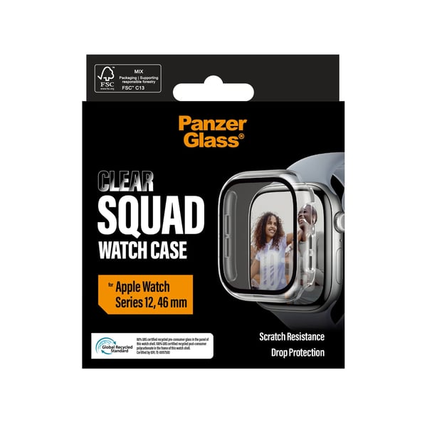 PanzerGlass PG39454 Smart bærbart (wearable) tilbehør Boks Transparent Plast