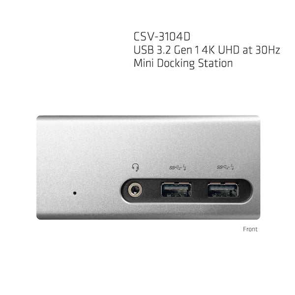 CLUB3D SenseVision USB 3.0 4K UHD Mini Docking Station