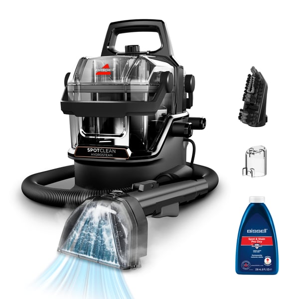 Bissell SpotClean Hydrosteam Select Cylinderångtvätt 1,9 l 1000 W Svart