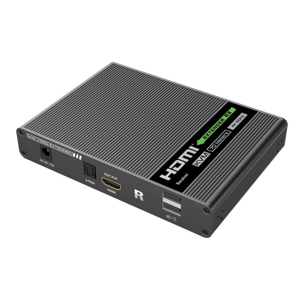 Techly IDATA HDMI-KVM67 KVM -kytkin Lähetin & vastaanotin