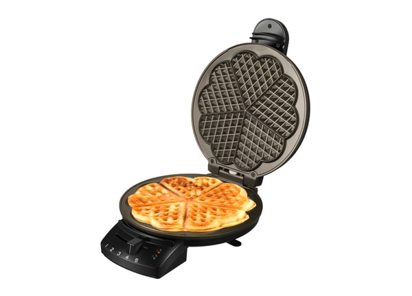Unold 48235 vaffeljern 1 vaffel/vafler 1200 W Sort, Rustfrit stål