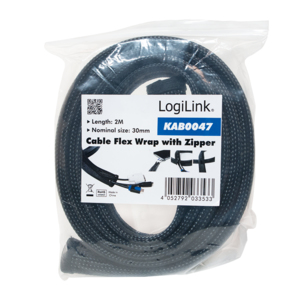 LogiLink KAB0047 kabelbakke Sort