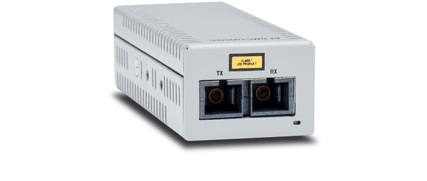 Allied Telesis DMC1000/SC mediakonverterare för nätverk 1000 Mbit/s 850 nm Flerläge Grå
