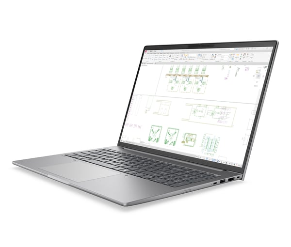HP ZBook 8 G2i 16 inch Mobile Workstation PC Copilot+ PC Intel Core Ultra X7 358H 32 GB LPDDR5x-SDRAM 1 TB SSD Windows 11 Pro Arbetsstation AI Workstation, AI PC Silver