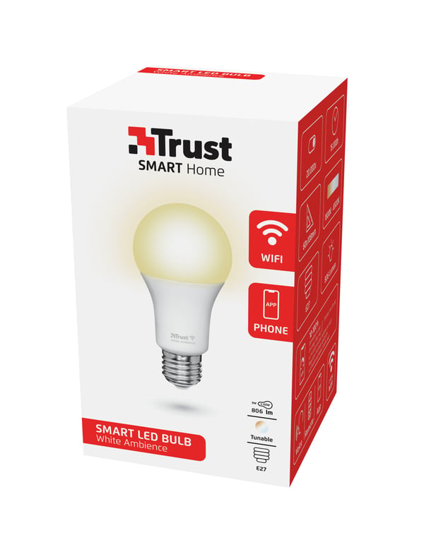 Trust 71285 smart belysning Smart glödlampa Wi-Fi