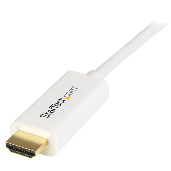 StarTech.com MDP2HDMM2MW videokaapeli-adapteri 2 m Mini DisplayPort HDMI-tyyppi A (vakio) Valkoinen